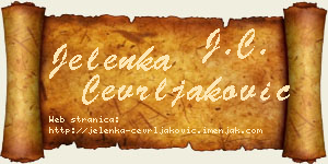 Jelenka Čevrljaković vizit kartica